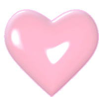 Gif animé coeur rose pale
